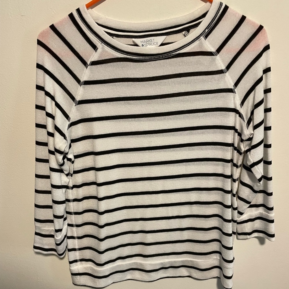 Market & Spruce Striped Tunic